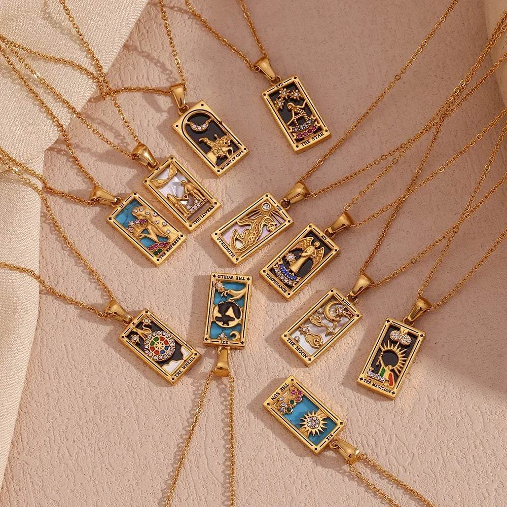 The Star - Tarot Card Necklace