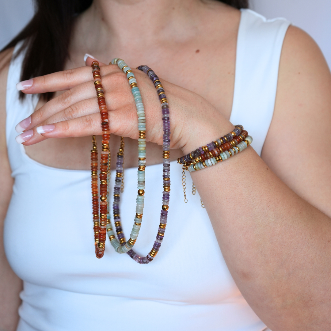 Core Collection - Red Agate Necklace