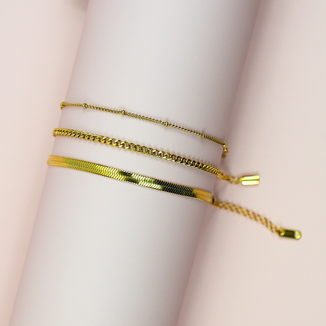 Essential – 3 Chain Bracelet Bundle