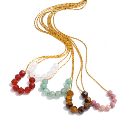 Inner Circle – Dainty Natural Stone Necklace