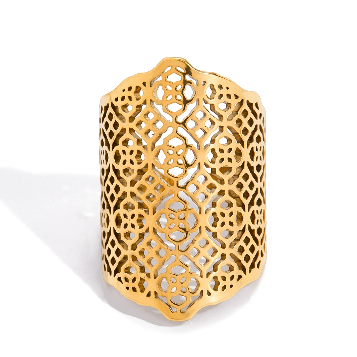 Sacred Geometry - Gold Ring