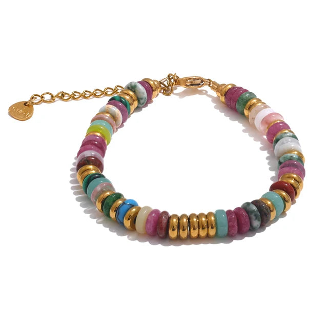 Realignment - Gemstone Women Gold Bracelet