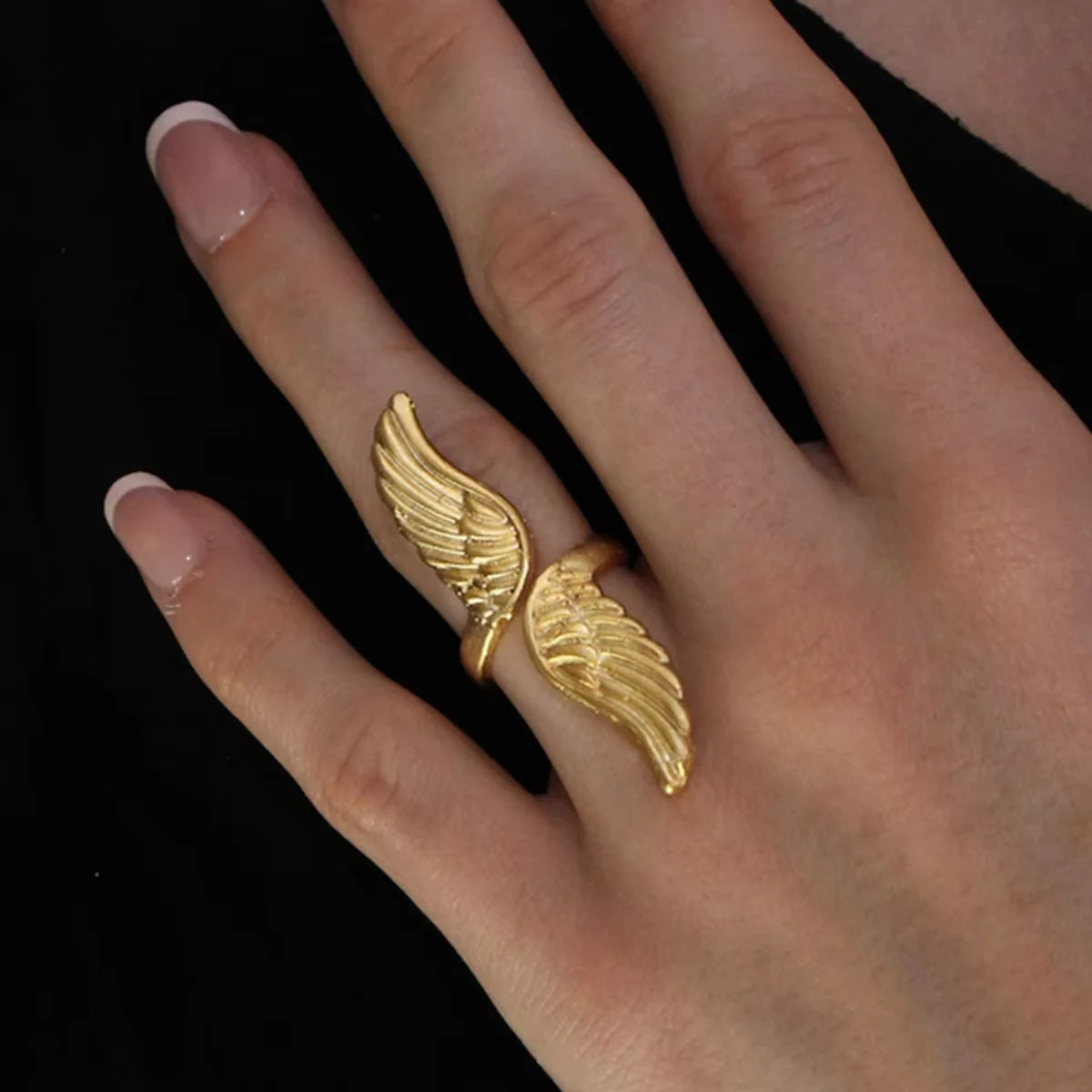 Twin Wing Open Ring