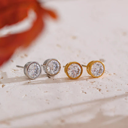 Lumière - Stud Earrings Gold / Silver