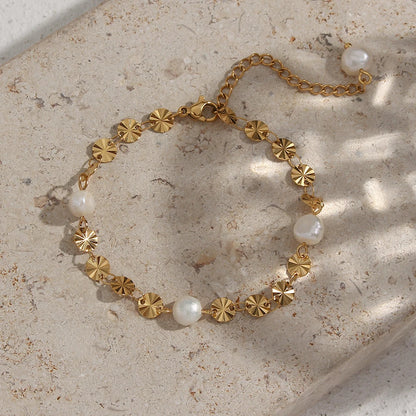 Kindness and Compassion - 18k Bracelet with Pearls