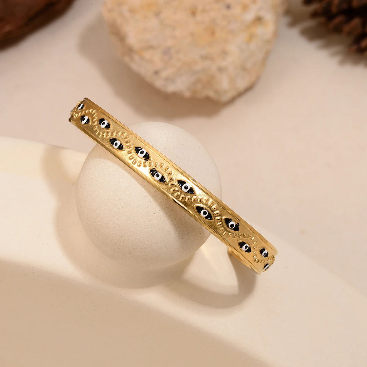 Under Protection – Evil Eye Cuff Bracelet