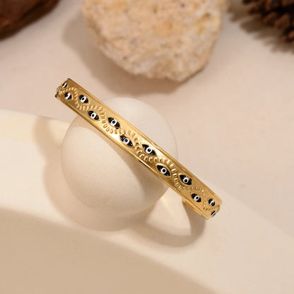 Under Protection – Evil Eye Cuff Bracelet