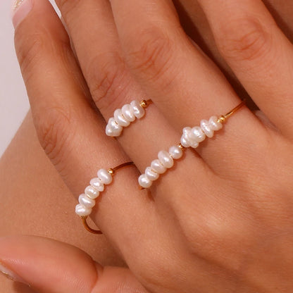 Mystical Wisdom - Mini Pearls Ring