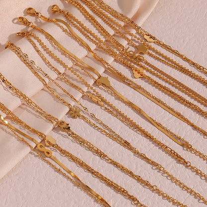 Heart - Double Layer Gold Bracelet