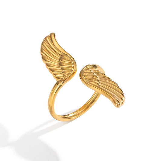 Twin Wing Open Ring