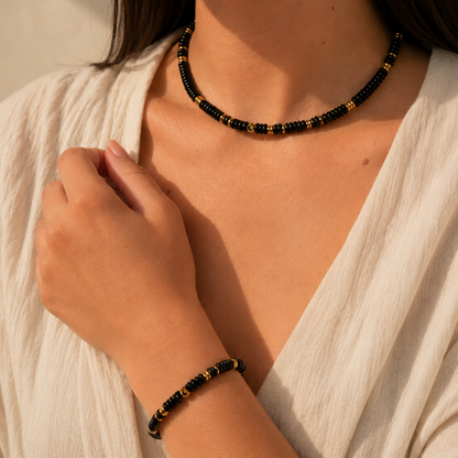 Core Collection - Black Agate Necklace