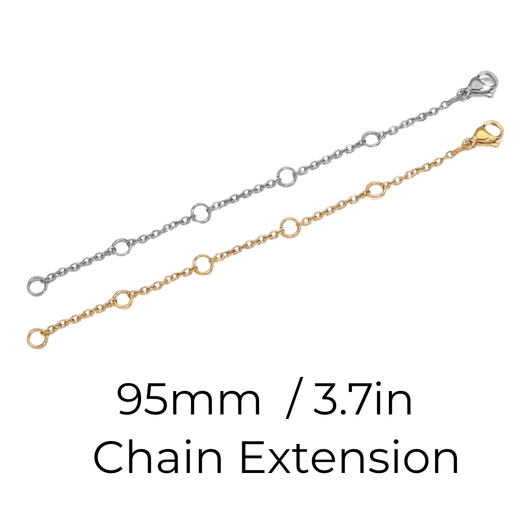 Chain Extensions 95mm Gold | Silver – The Half Moon