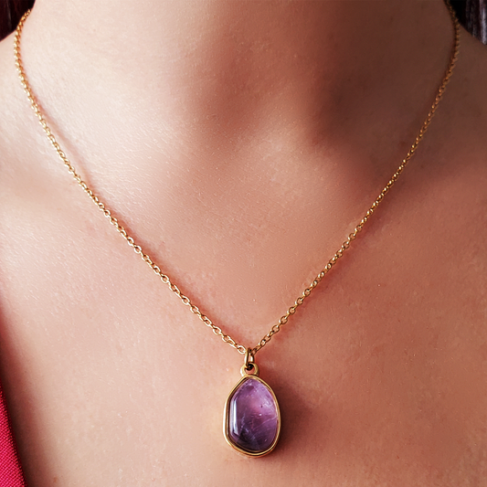 Clarity -  Amethyst Necklace