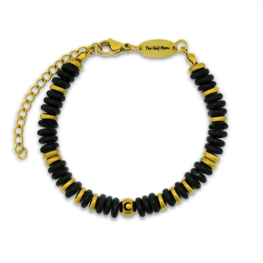 Core Collection - Black Agate Bracelet