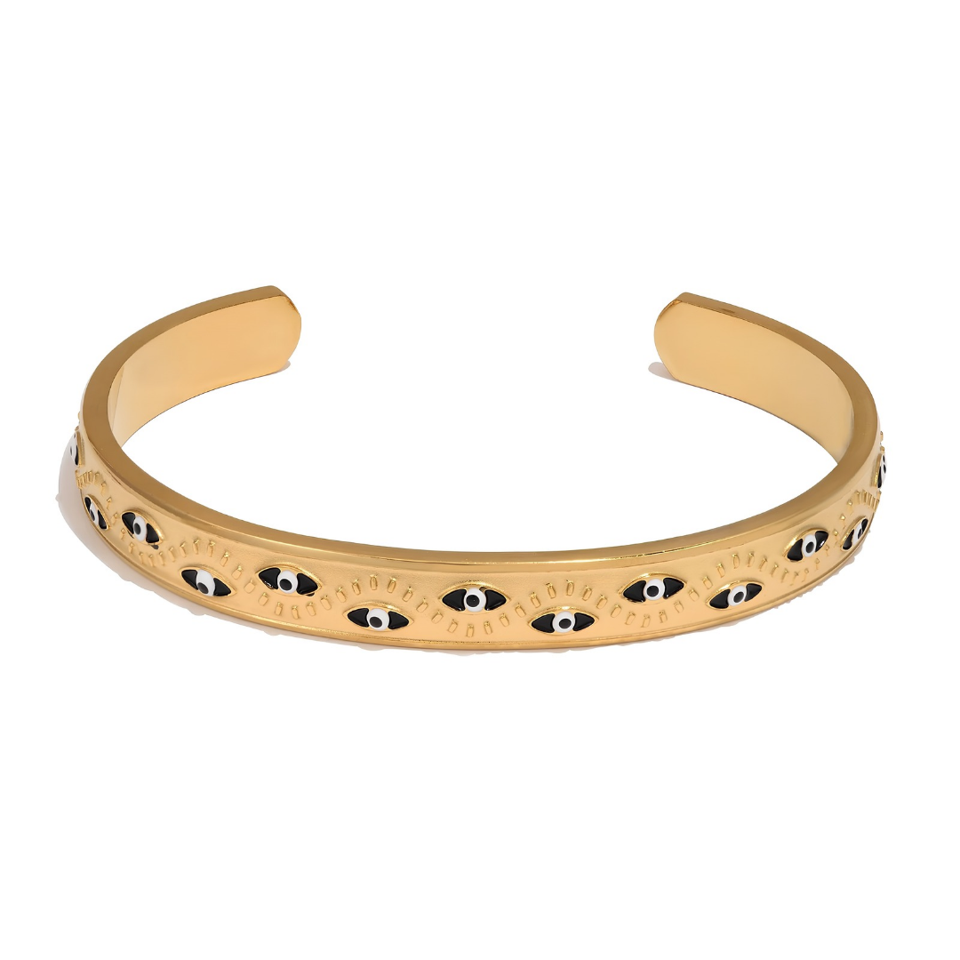 Under Protection – Evil Eye Cuff Bracelet