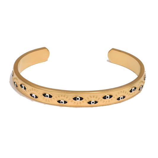 Under Protection – Evil Eye Cuff Bracelet