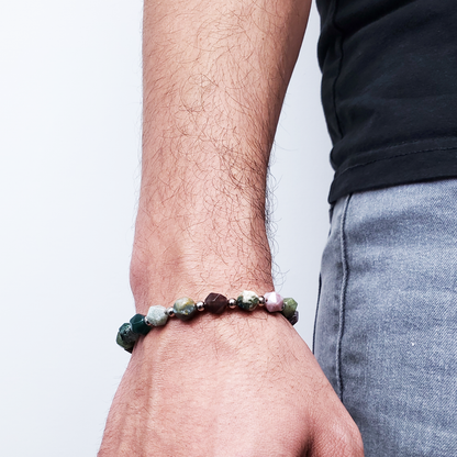 Free Spirit -  Indian Agate Bracelet for Men