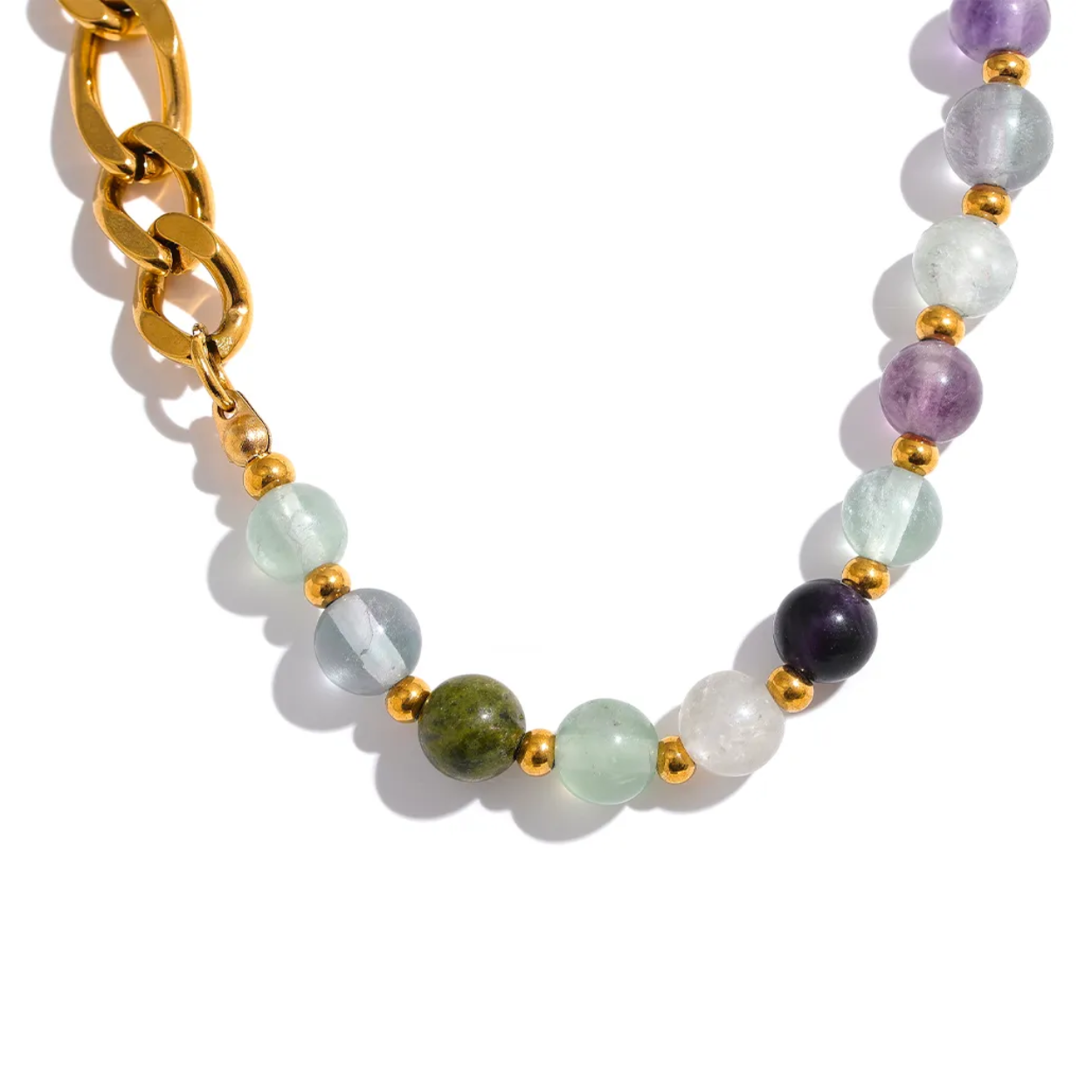 Happy Energies - Necklace with a Mix of Gemstones