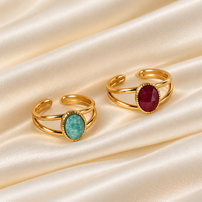 Siena – Amazonite Gemstone Ring