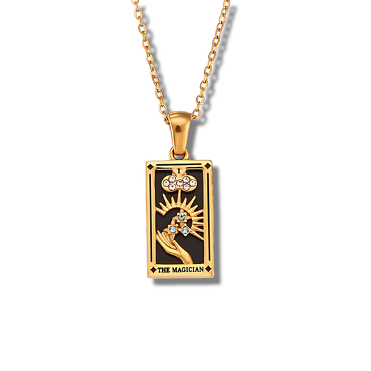The Magician - Tarot card Dainty  18k | Silver Necklace
