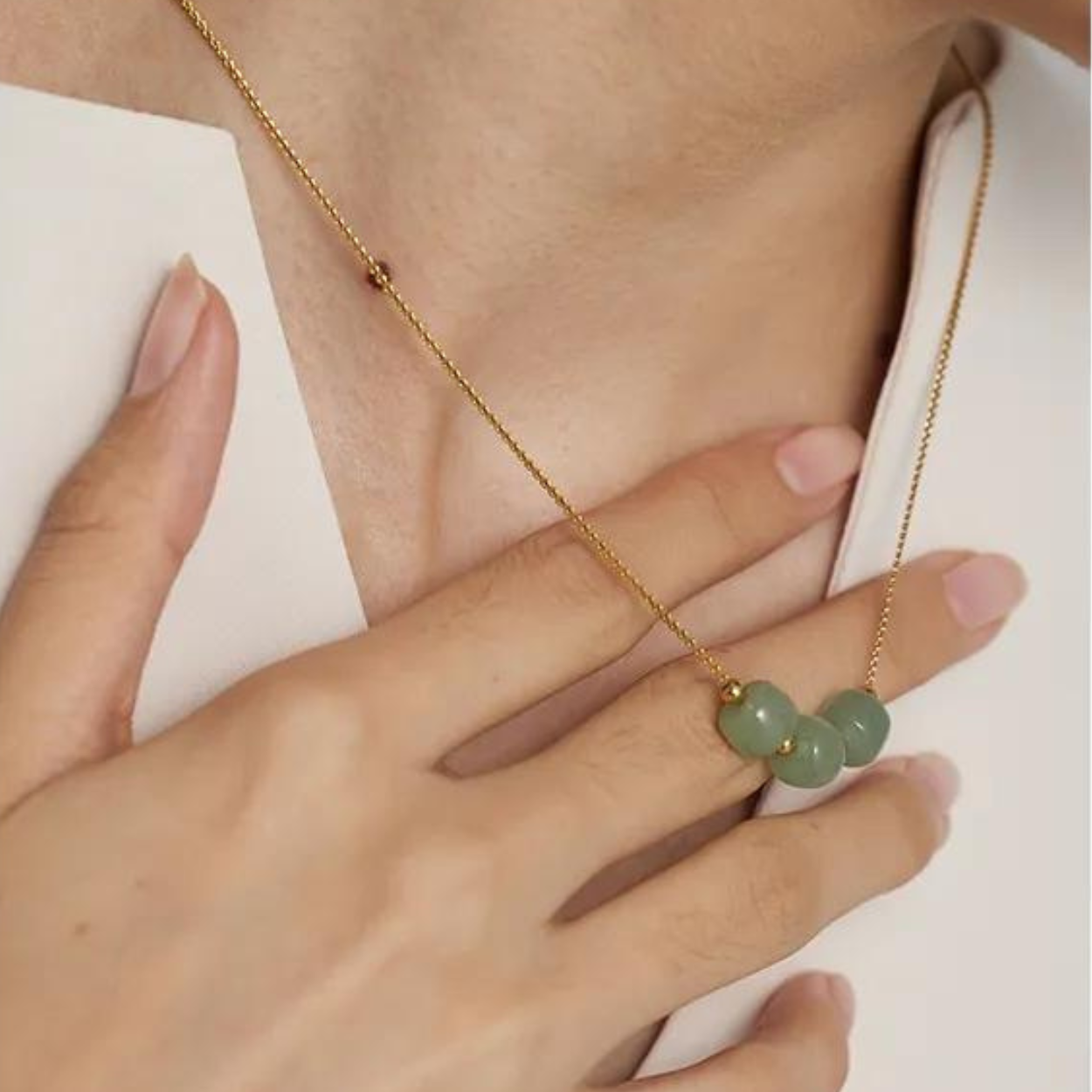 More Luck -  Aventurine  Necklace