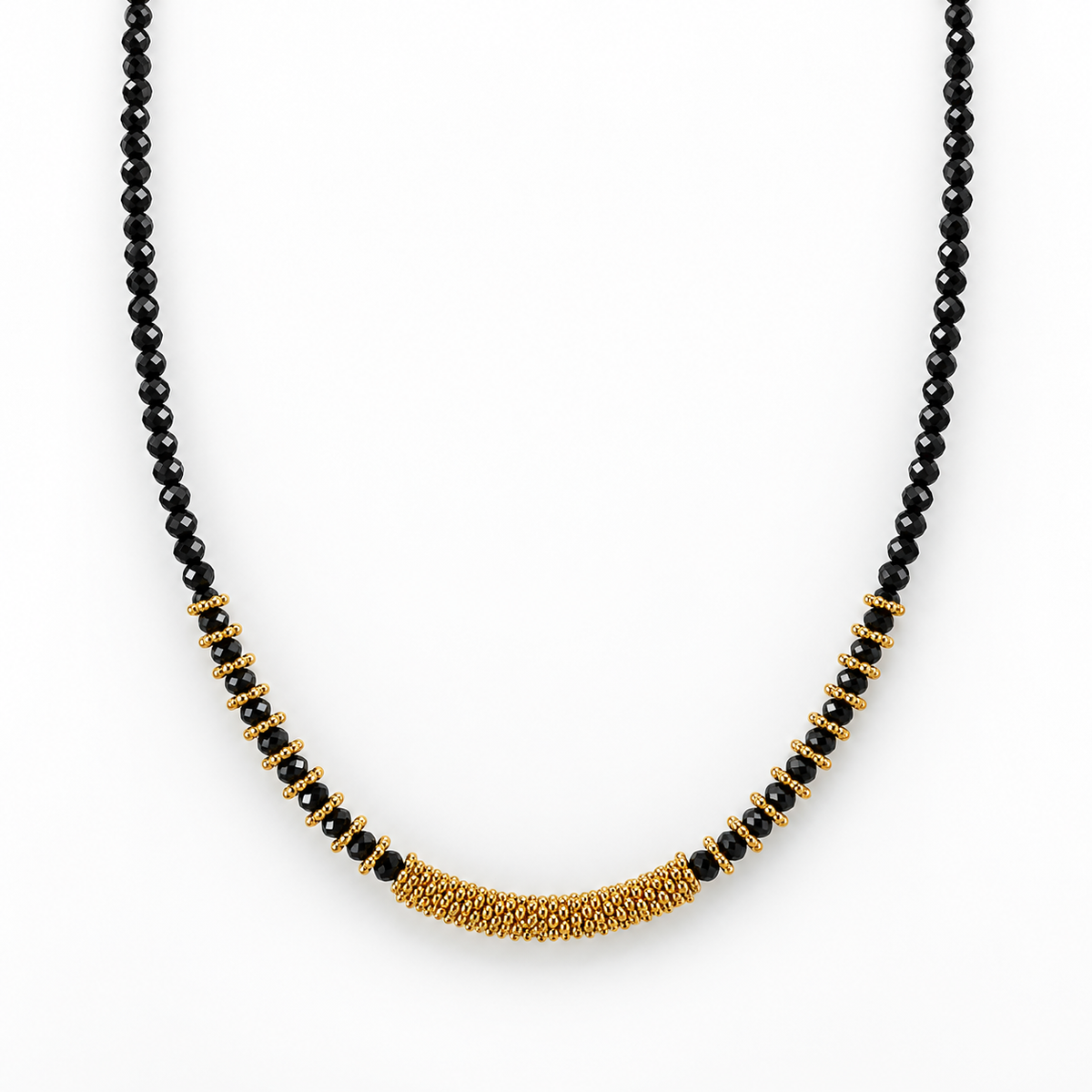 Quiet Strength - Faceted Necklace with Black Onyx