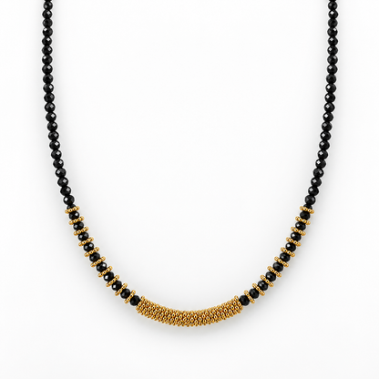 Quiet Strength - Faceted Necklace with Black Onyx