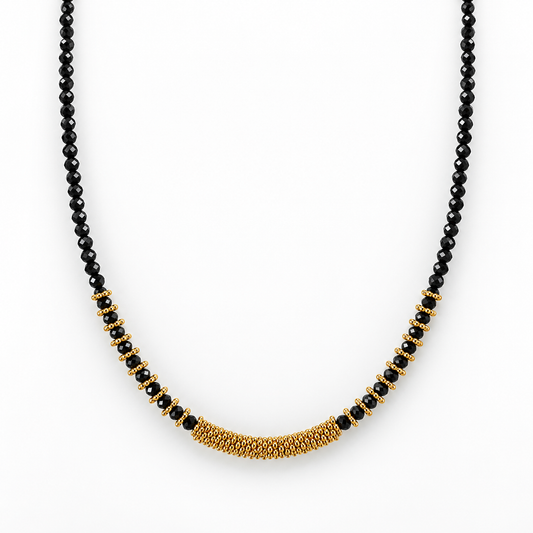 Quiet Strength - Faceted Necklace with Black Onyx