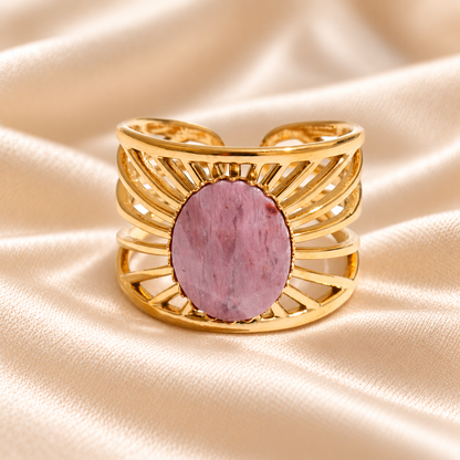 Aurelia – Rhodonite Gemstone Ring