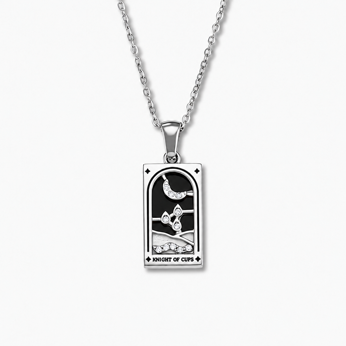 Knight of Cups - Tarot Card Necklace