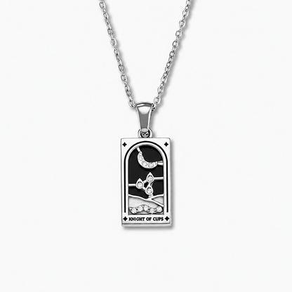 Knight of Cups - Tarot Card Necklace