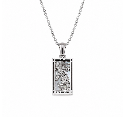 Strength -Tarot Card Necklace