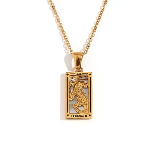 Strength - Tarot Card Necklace