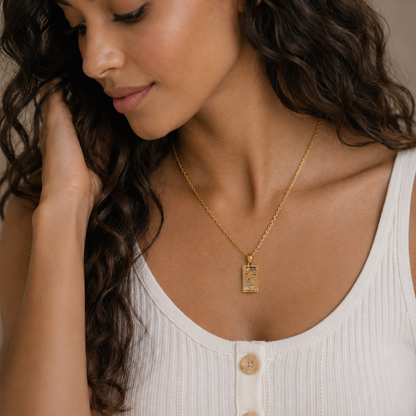 Strength - Tarot Card Necklace