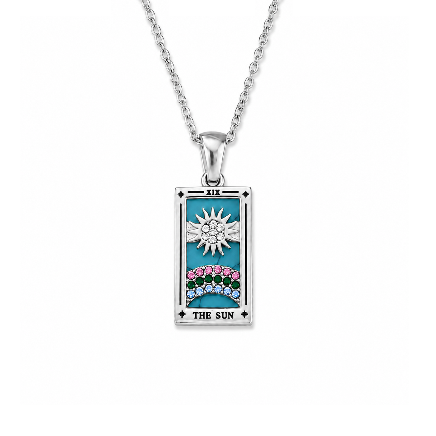 The Sun - Tarot Card Necklace