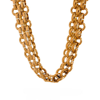 Luminous Link -18k Chain Statement Necklace