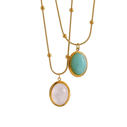 Dreamy Vitality - Amazonite | Quartz Necklace