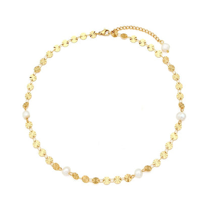 Kindness and Compassion - 18k Necklace with Pearls