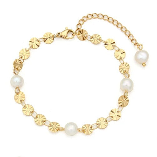 Kindness and Compassion - 18k Bracelet with Pearls