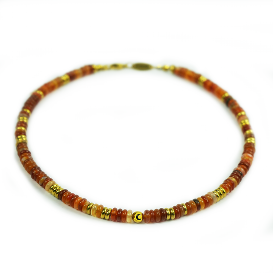 Core Collection - Red Agate Necklace