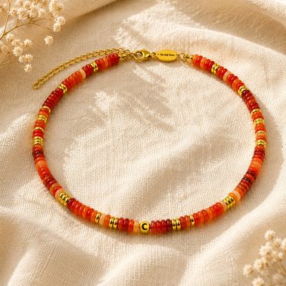 Core Collection - Red Agate Necklace