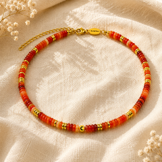 Core Collection - Red Agate Necklace