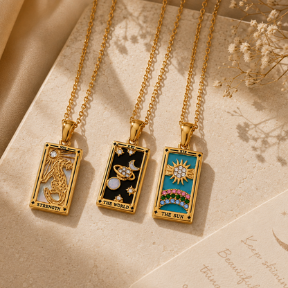 Strength - Tarot Card Necklace