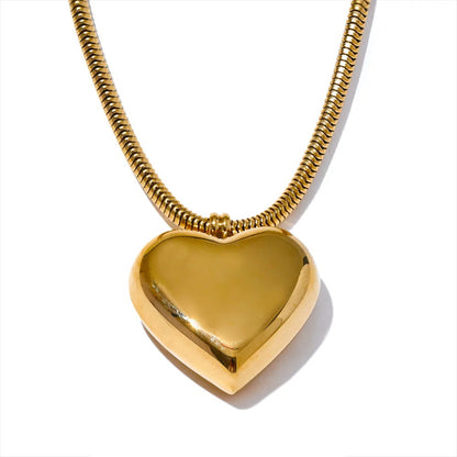 Abundant Harmony - 18k Heart Necklace