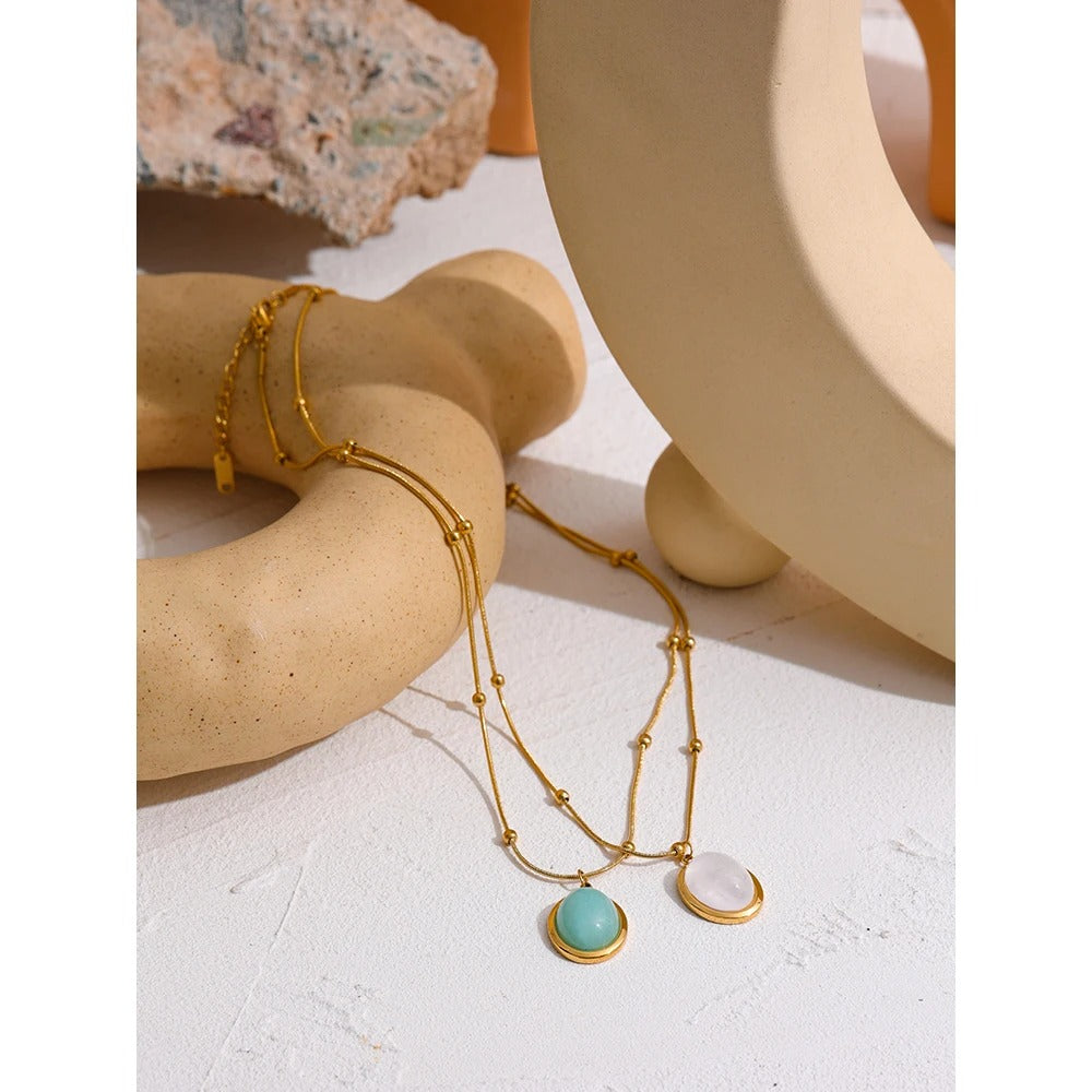 Dreamy Vitality - Amazonite | Quartz Necklace