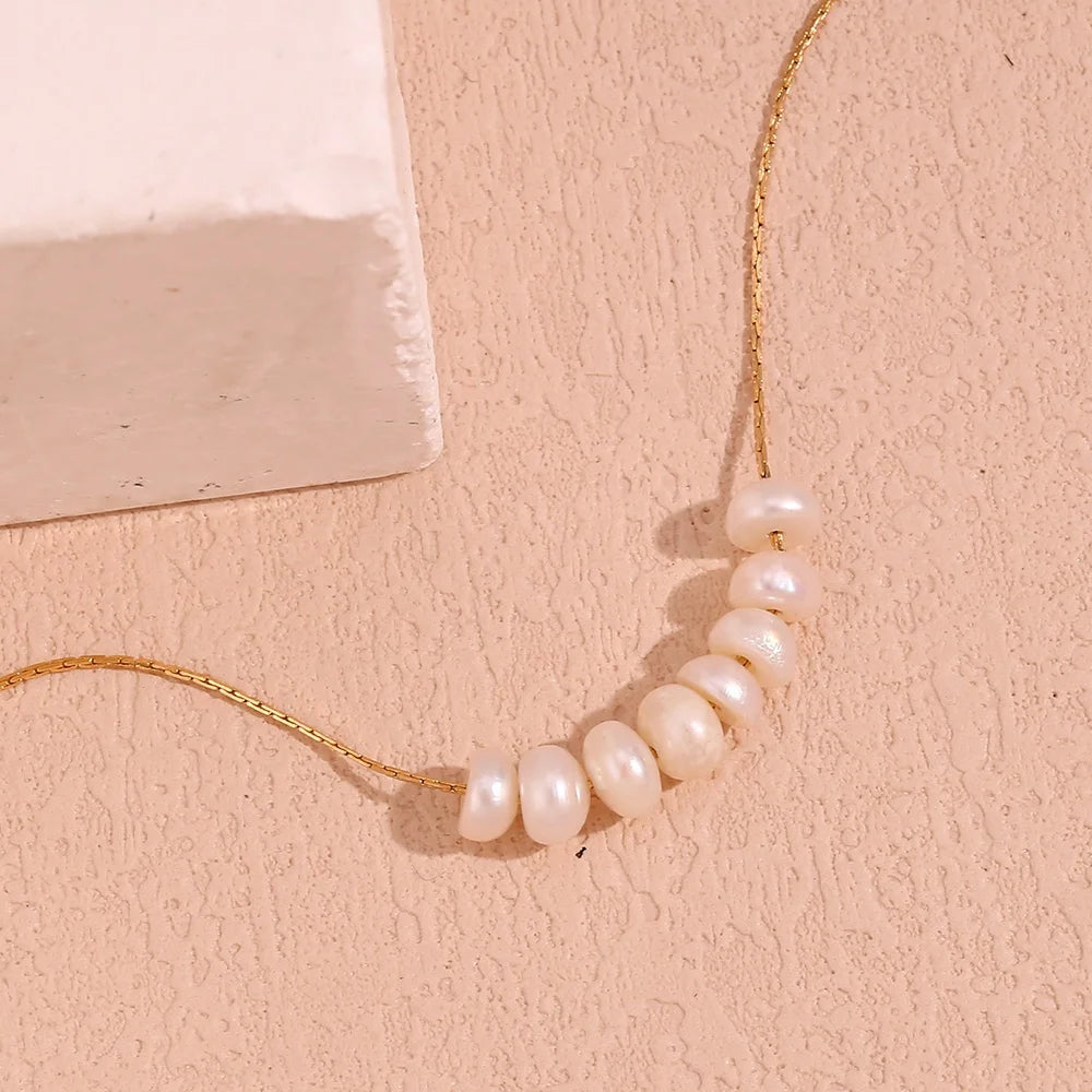 Well of Creativity - 18k Necklace with Pearls