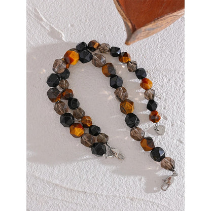 Powerful Thrive - Faceted Bracelet with Tiger's eye For Men and Women