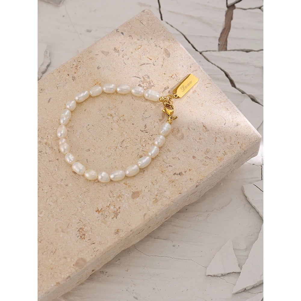 Pearly Delight - Natural Pearls Bracelet