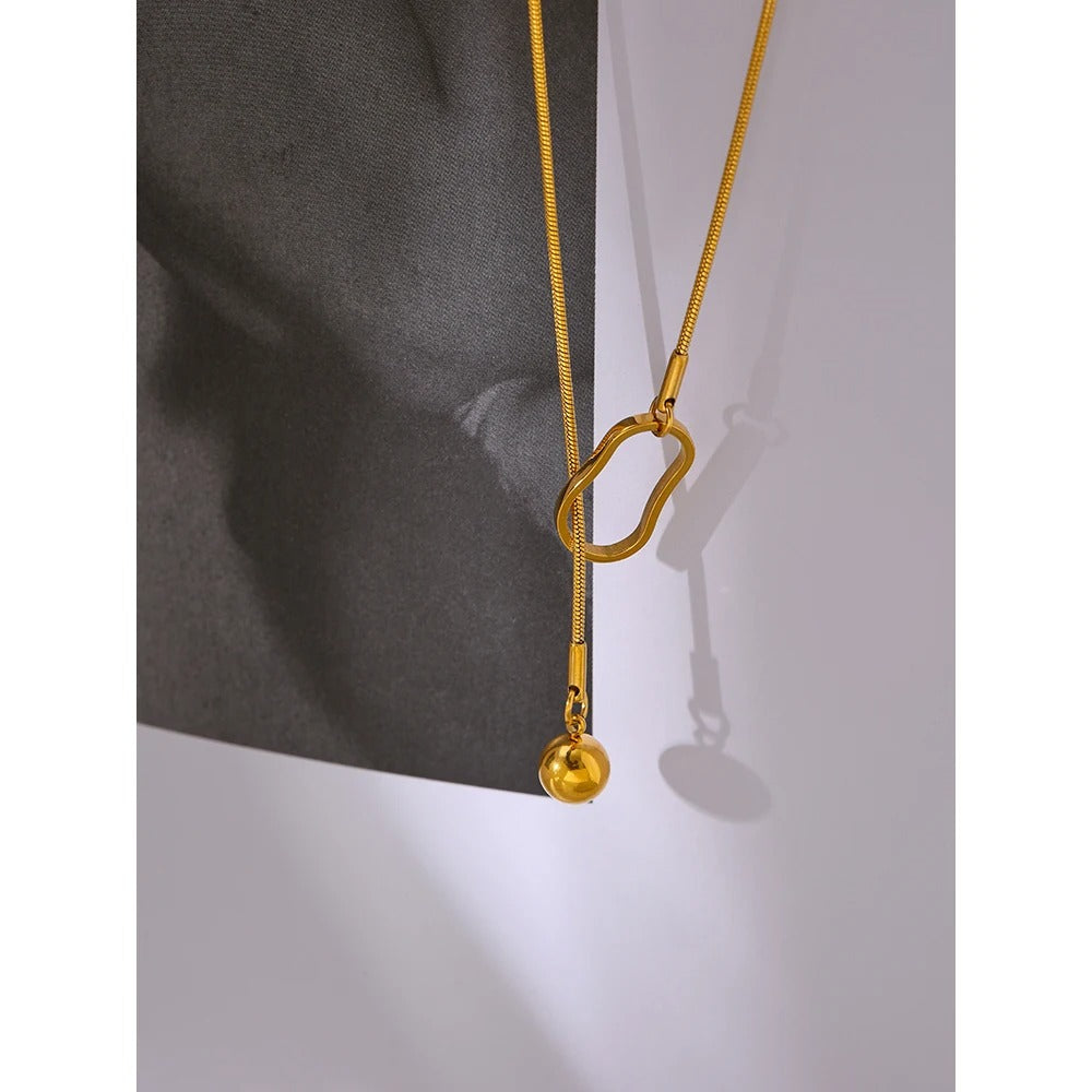 Gilded Serenity - 18k Long Necklace