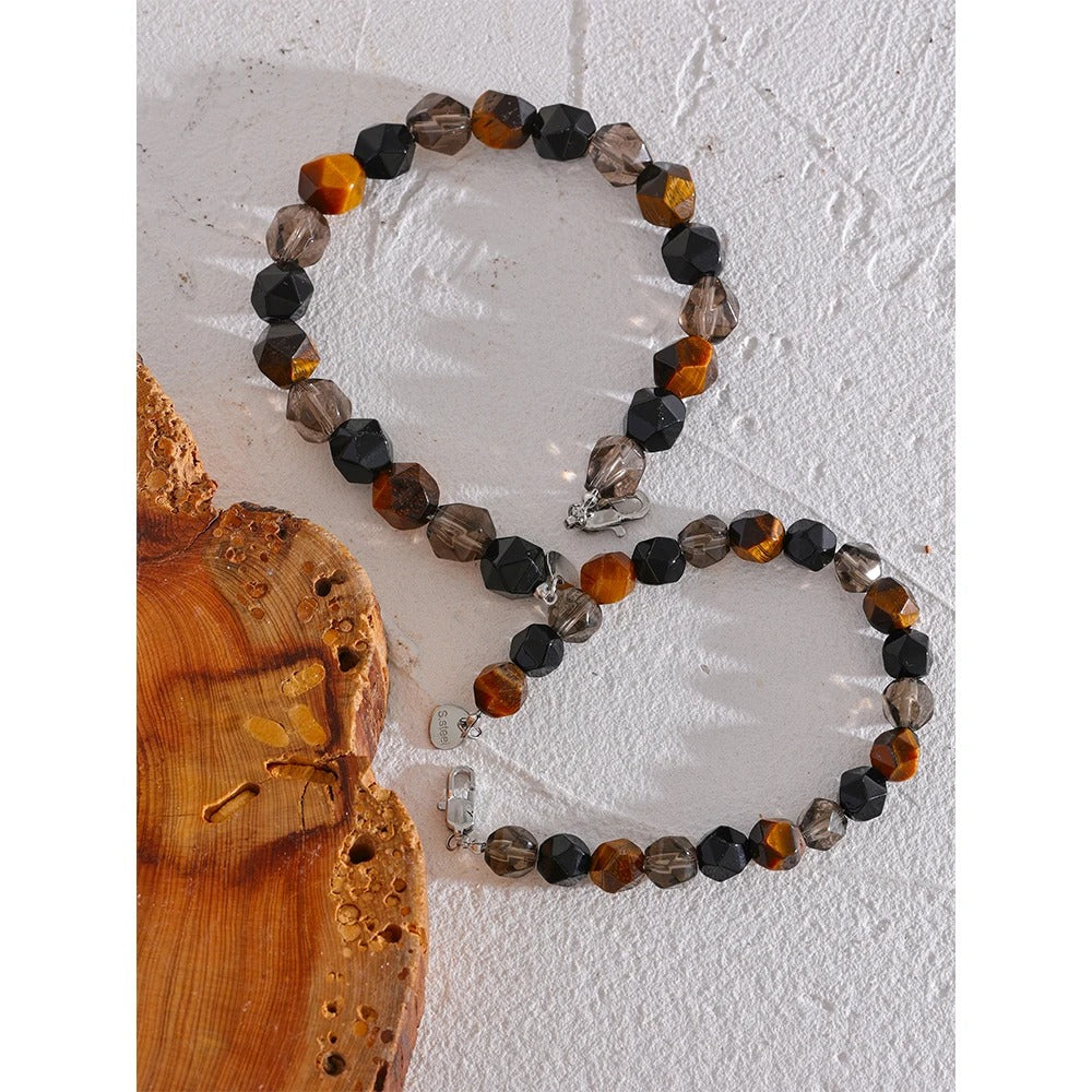 Powerful Thrive - Faceted Bracelet with Tiger's eye For Men and Women